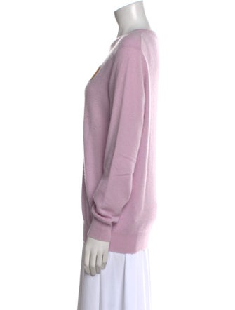 Lingua Franca Cashmere Crew Neck Sweater