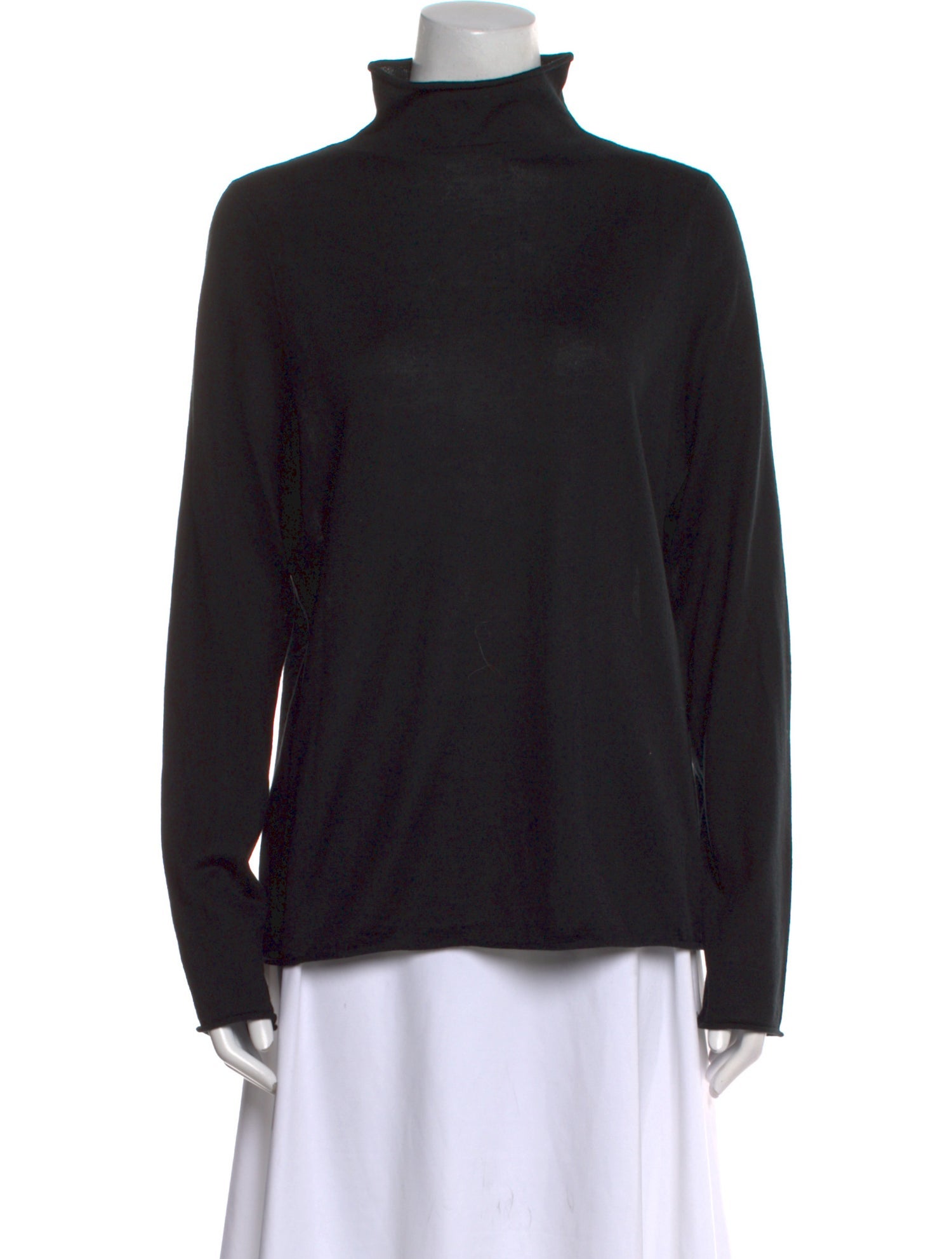 Lingua Franca Silk Turtleneck Sweater