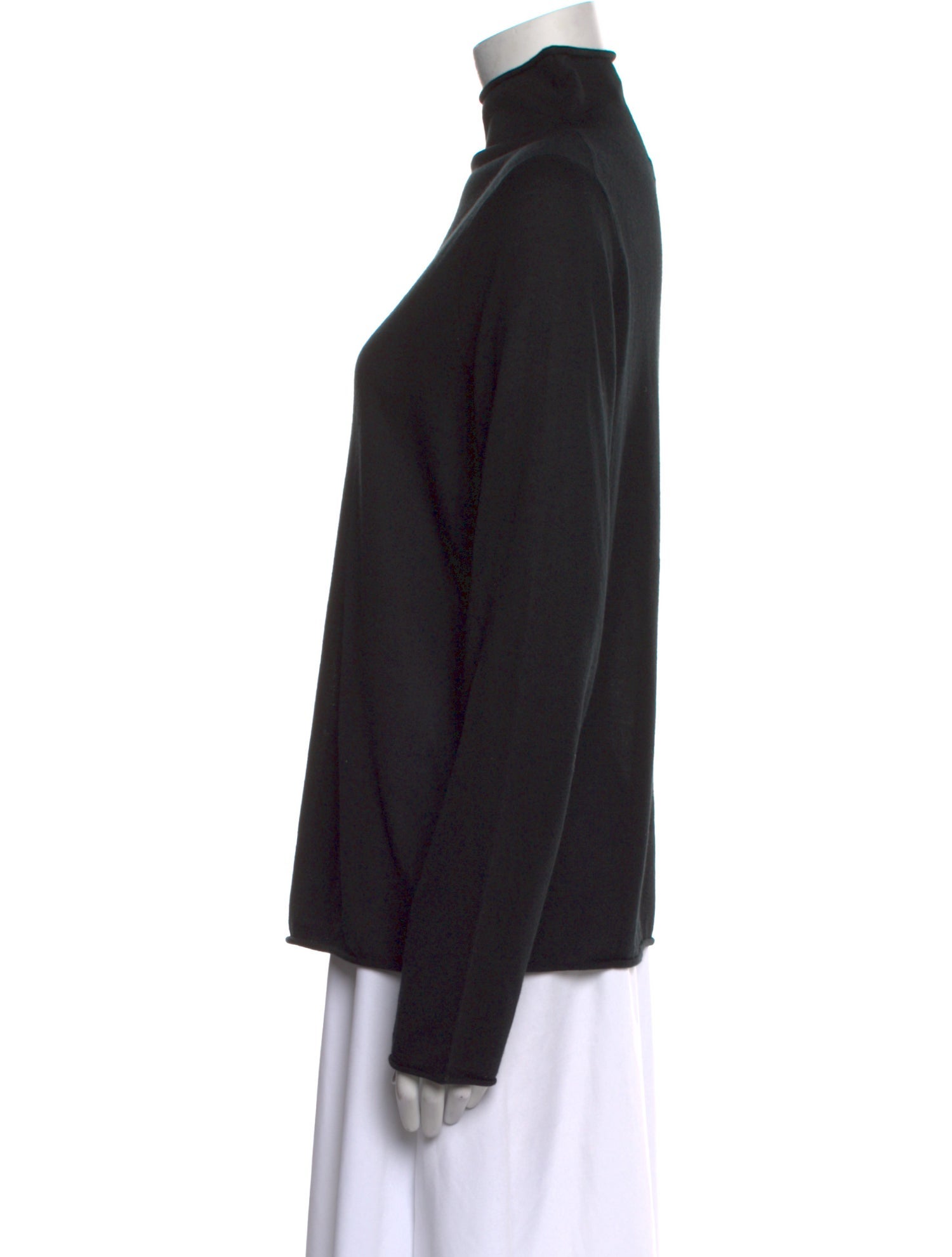 Lingua Franca Silk Turtleneck Sweater