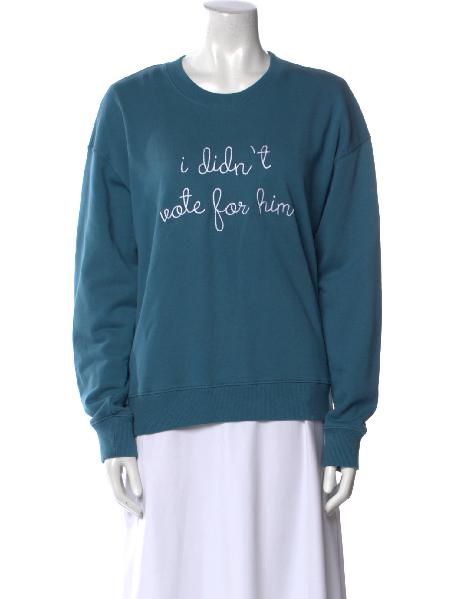 Lingua Franca Graphic Print Crew Neck Sweatshirt w/ Tags