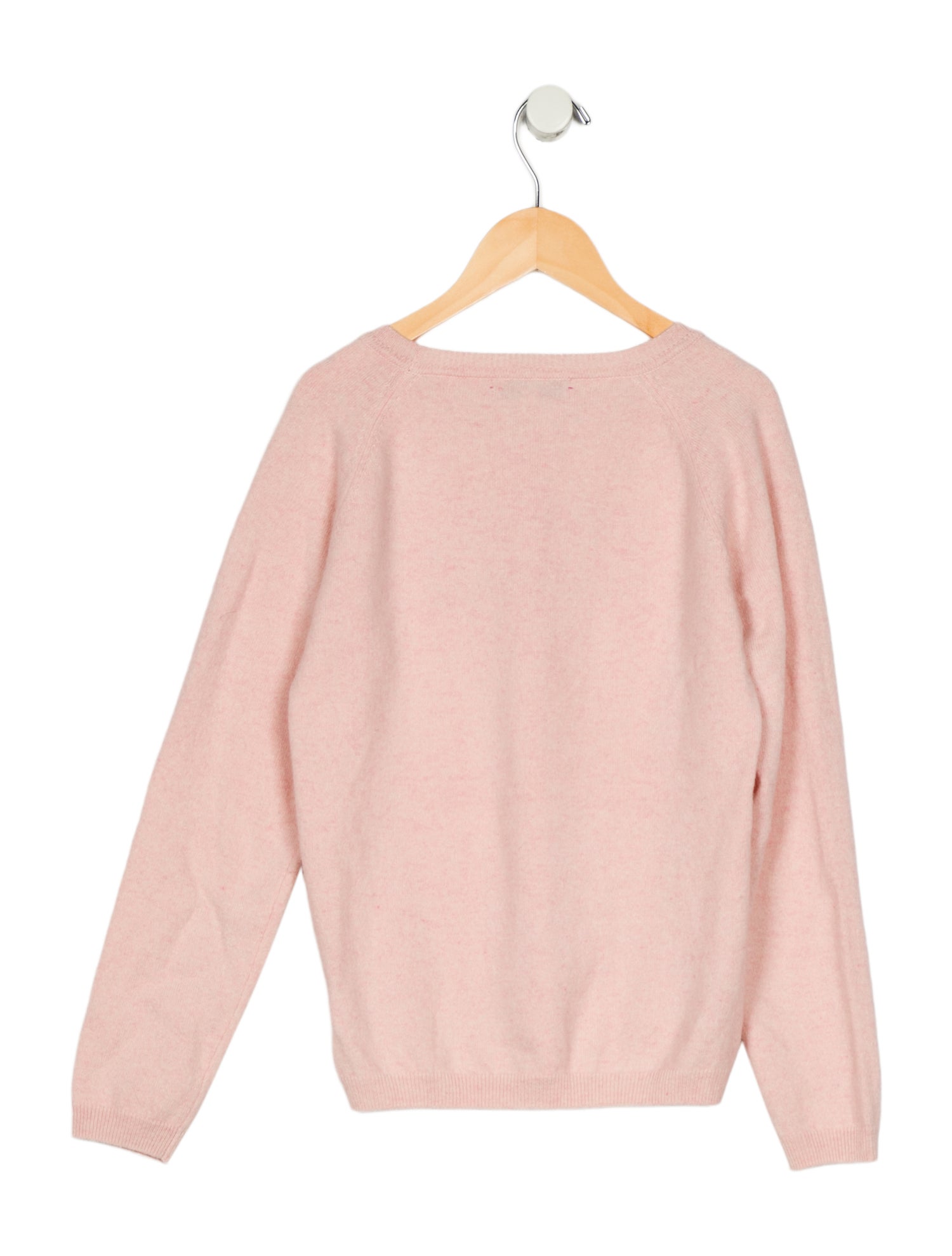 Lingua Franca Girls' Cashmere Embroidered Sweater