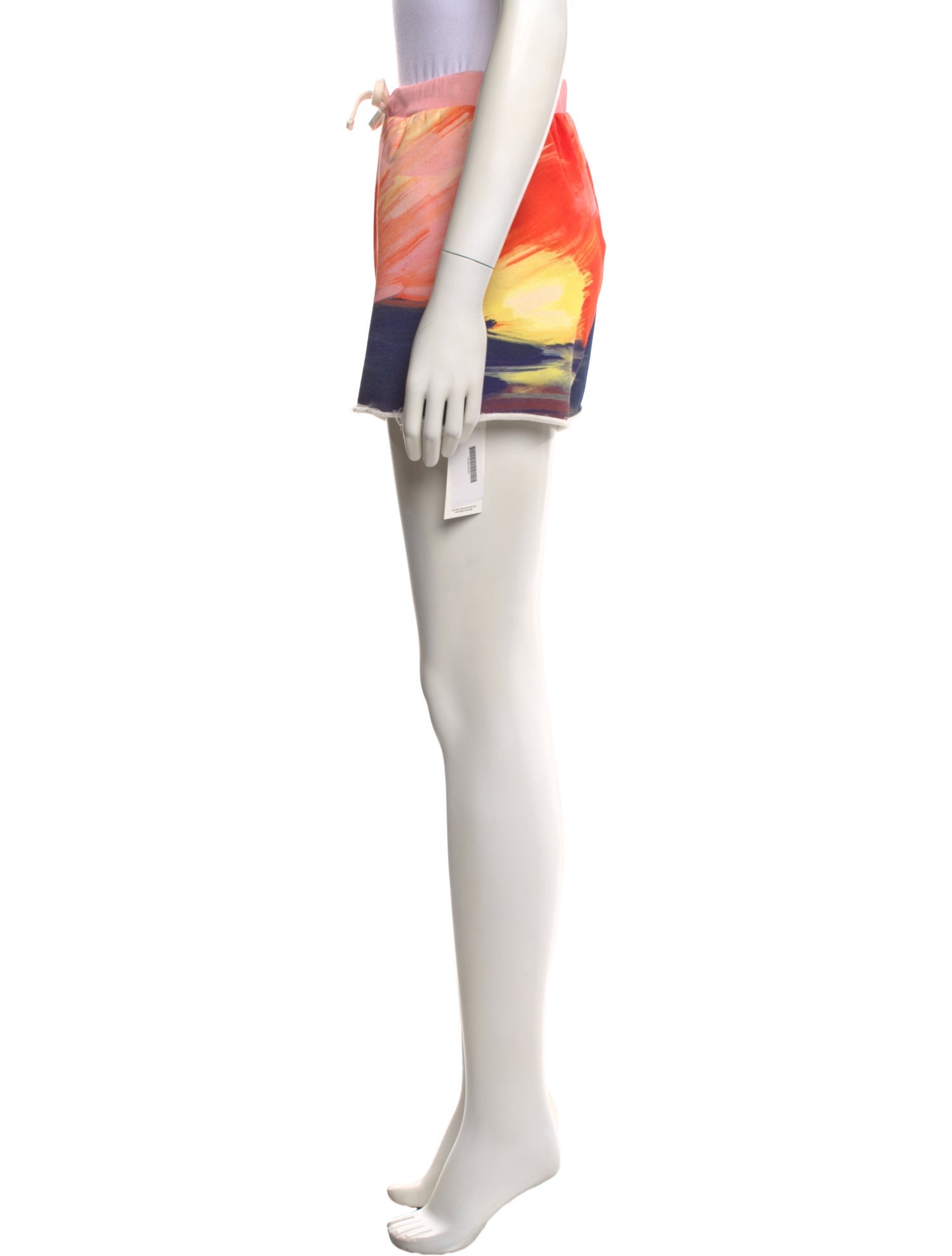 Lingua Franca Printed Mini Shorts