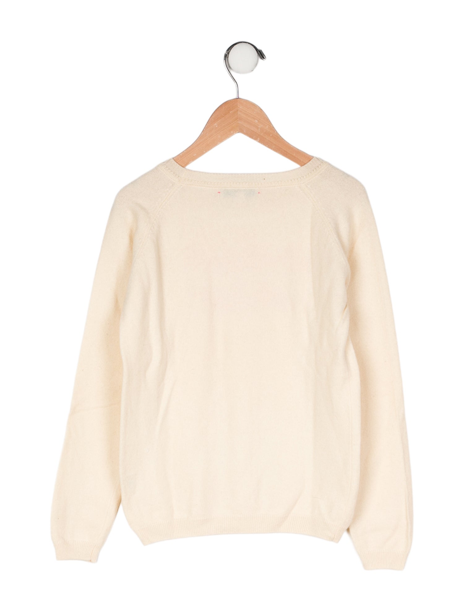 Lingua Franca Embroidered Crewneck Sweater