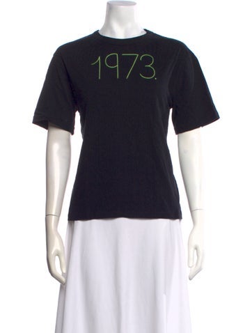 Pre-owned Lingua Franca Graphic Print Crew Neck T-shirt In Multi