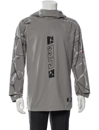 Li-Ning Printed Turtleneck Hoodie