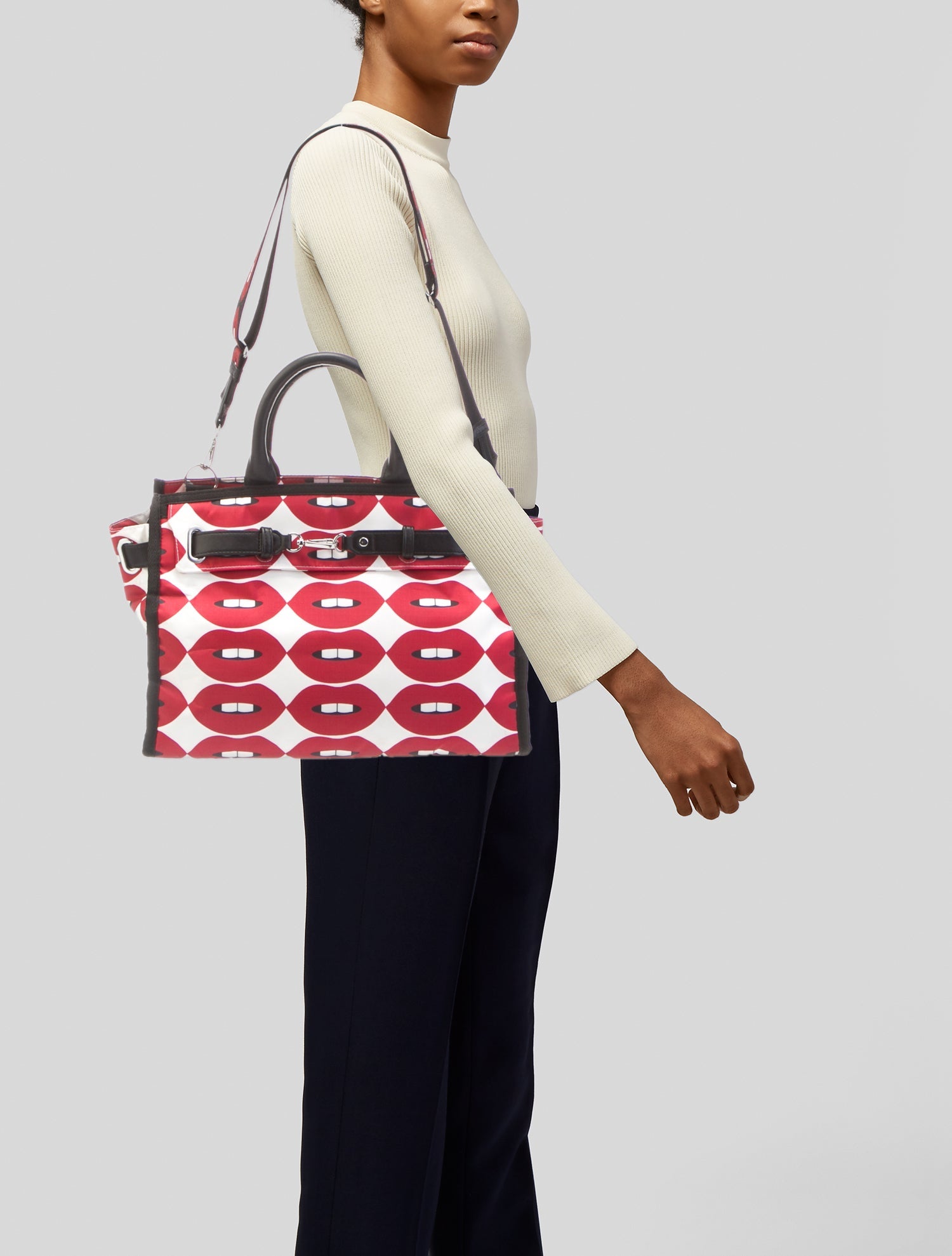 Libertine x Leportsac Nylon Top Handle Bag