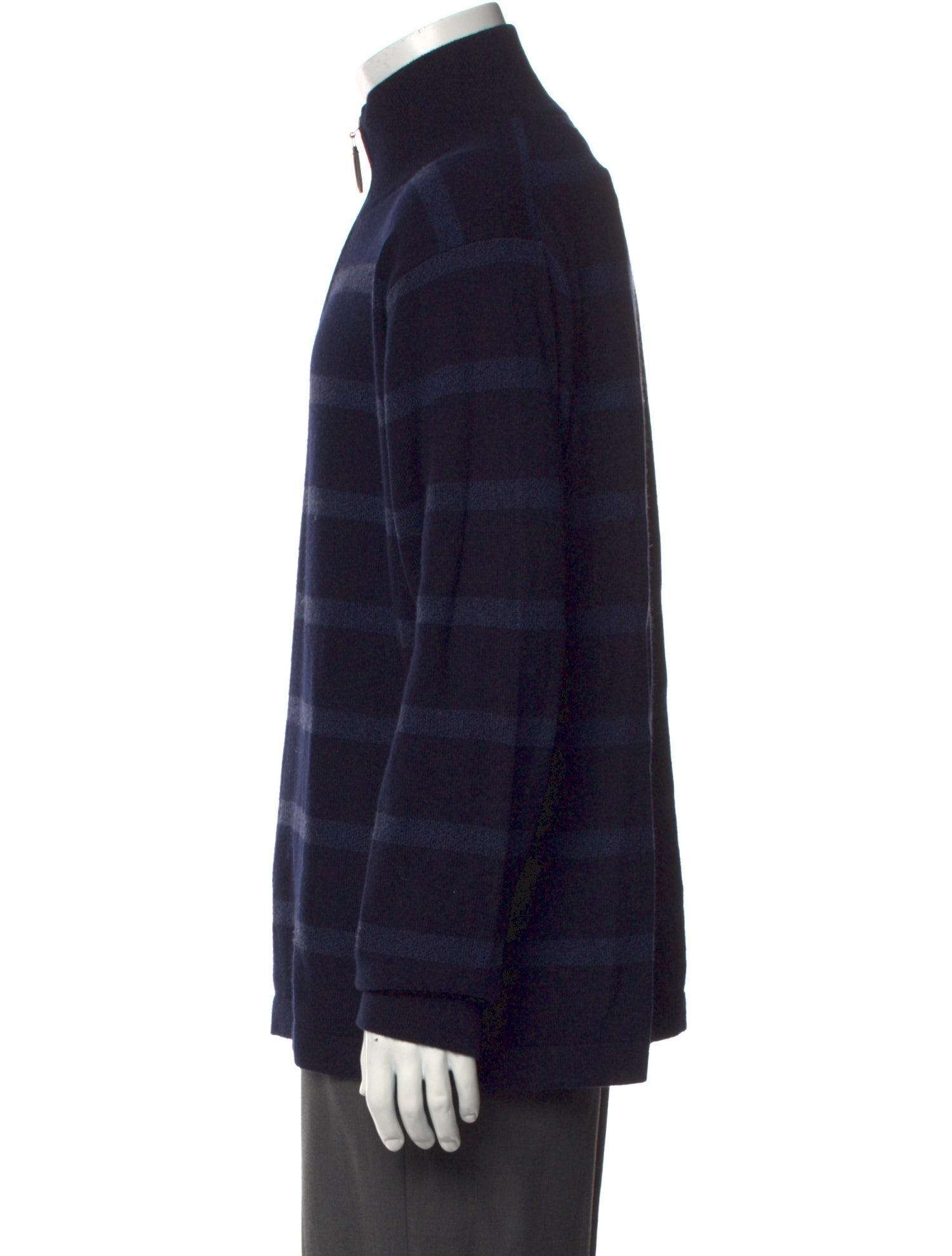 L'Impermeabile Merino Wool Striped Pullover