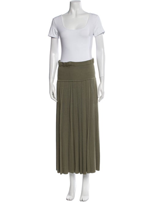 Linda Lundstrom Laparka Pleated Accents Skirt Set