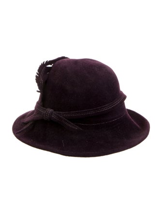 Lisa Shaub Couture Embellished Wool Hat