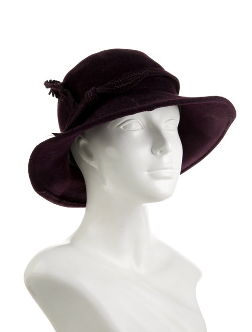 Lisa Shaub Couture Embellished Wool Hat