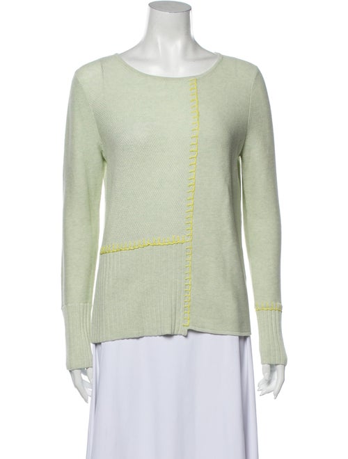 Lisa Todd Scoop Neck Sweater w/ Tags Green
