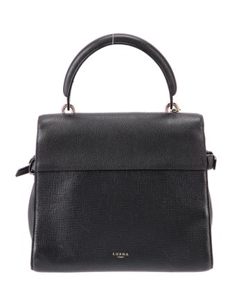 Luana Italy Leather Top Handle Bag