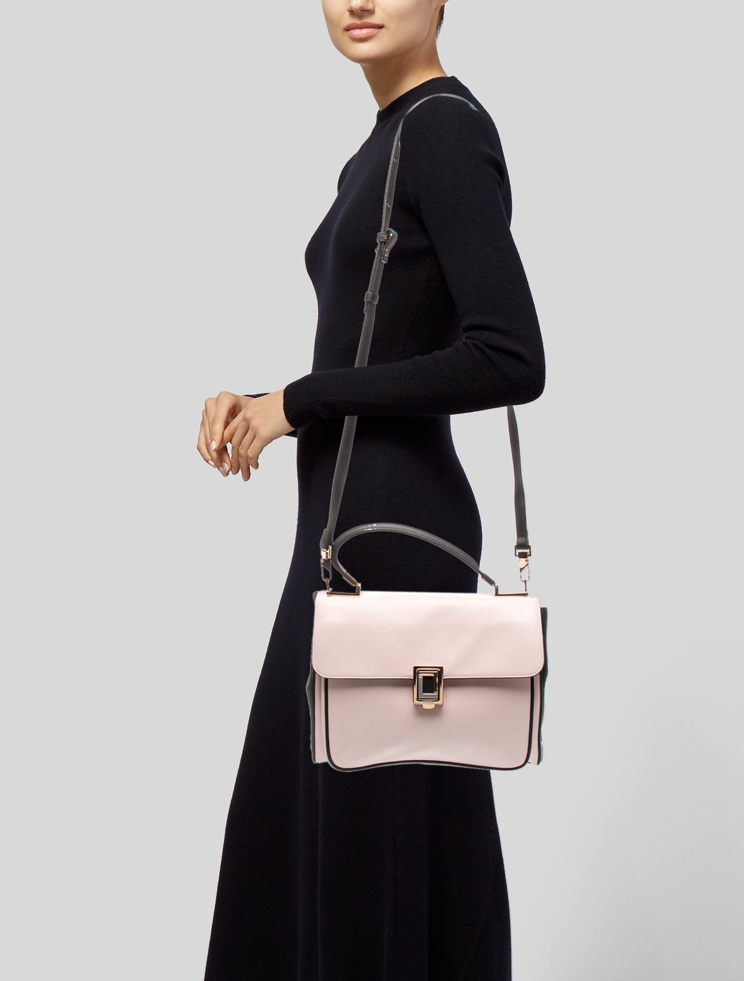 Luana Italy Leather Top Handle Bag