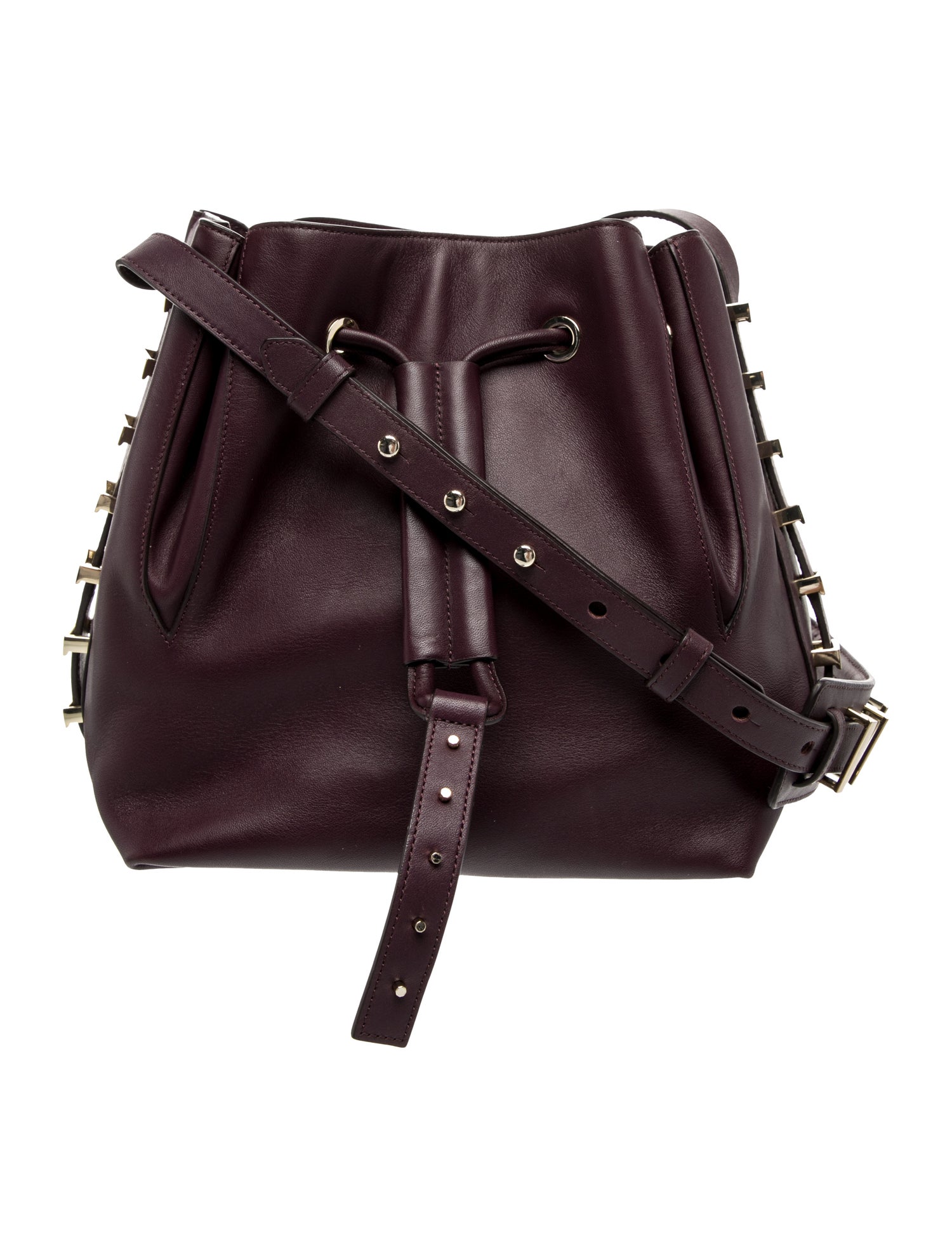 Luana Italy Leather Bucket Bag