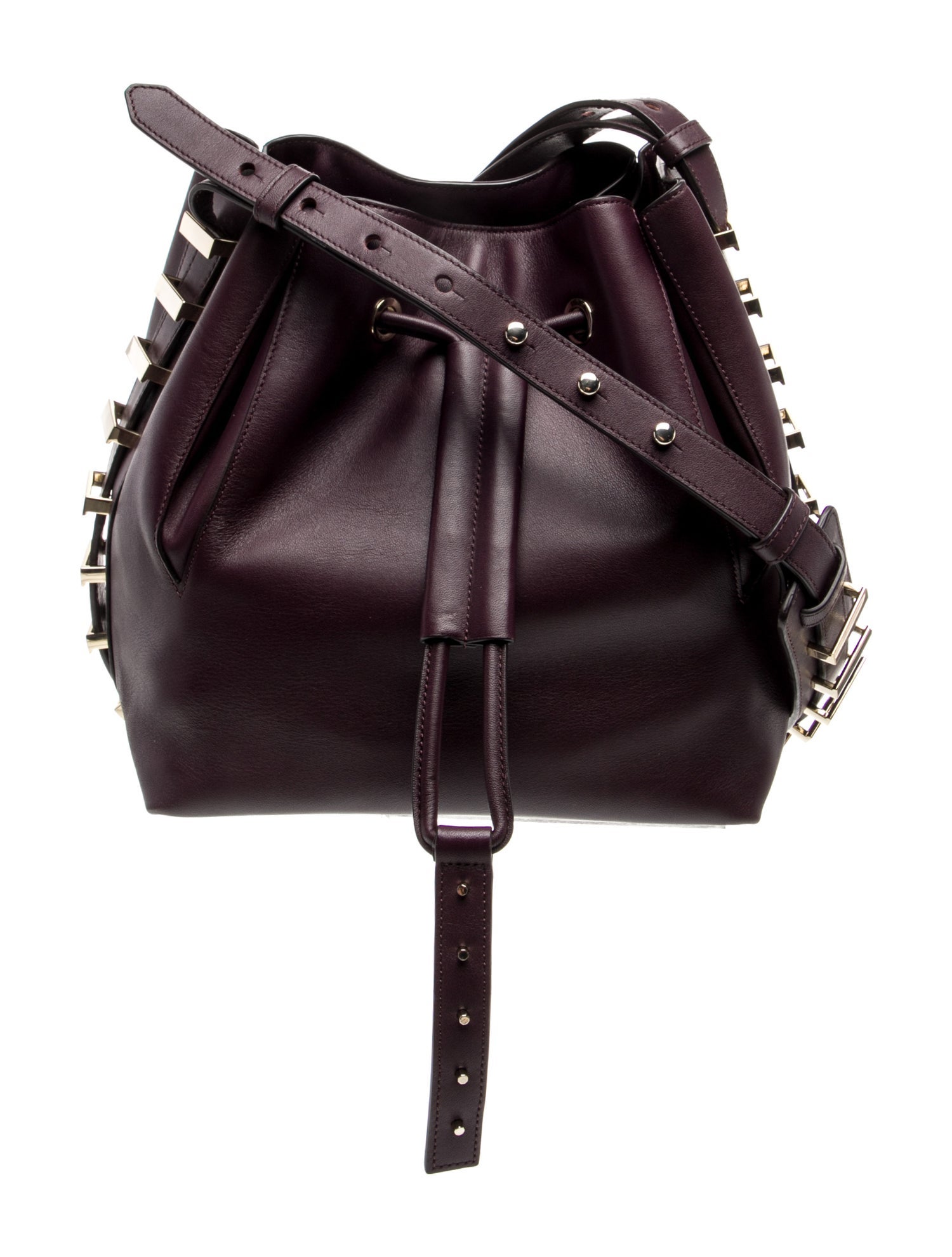 Luana Italy Leather Bucket Bag