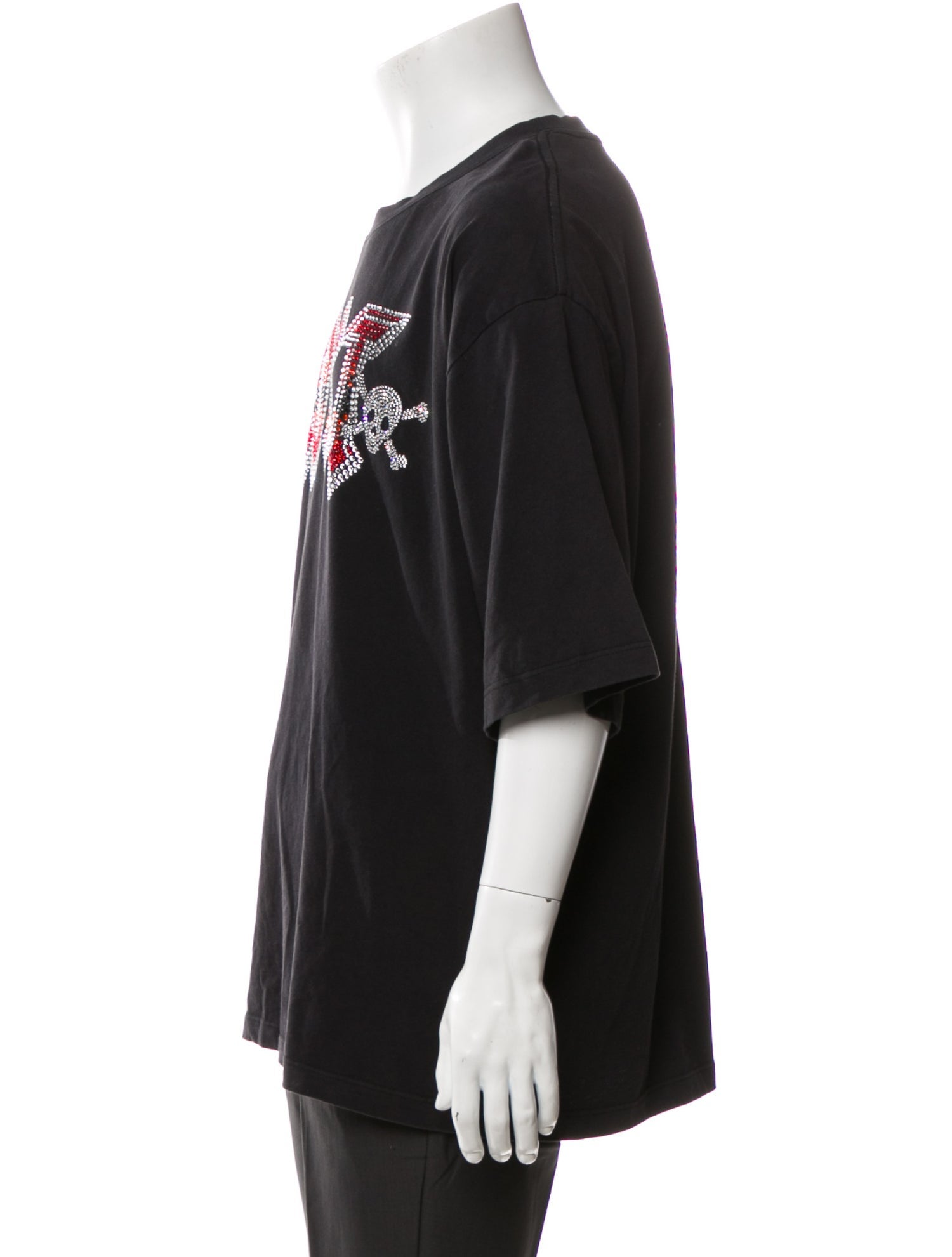 Lost Intricacy Graphic Print Crew Neck T-Shirt - Black T-Shirts