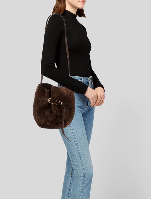 Liffner Suede Crossbody Bag
