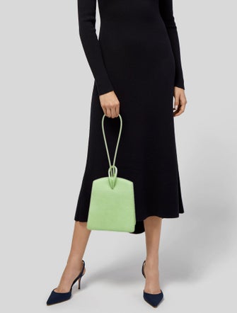 Liffner Embossed Leather Top Handle Bag