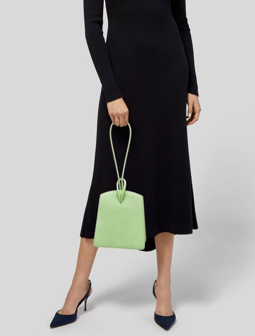 Liffner Embossed Leather Top Handle Bag