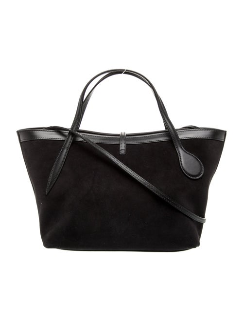 Liffner Suede Top Handle Bag