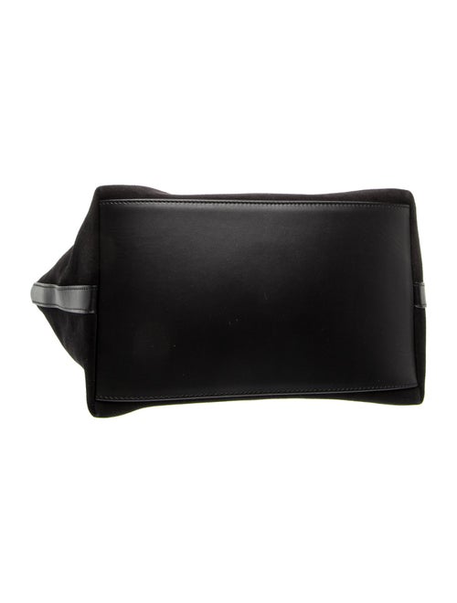 Liffner Suede Top Handle Bag