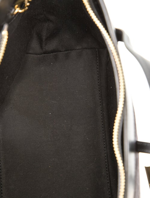 Liffner Suede Top Handle Bag