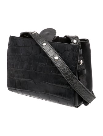 Liffner Embossed Leather Shoulder Bag
