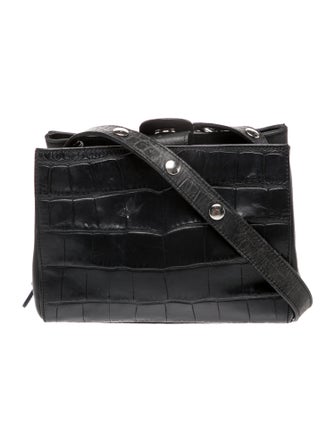 Liffner Embossed Leather Shoulder Bag