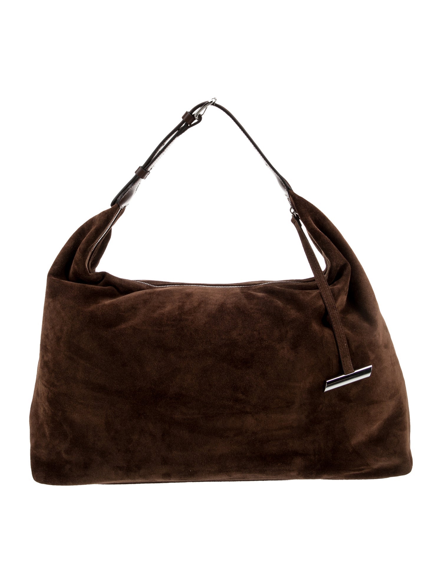Liffner Suede Top Handle Bag