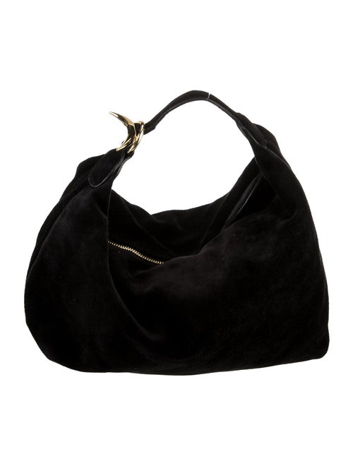 Liffner Suede Top Handle Bag