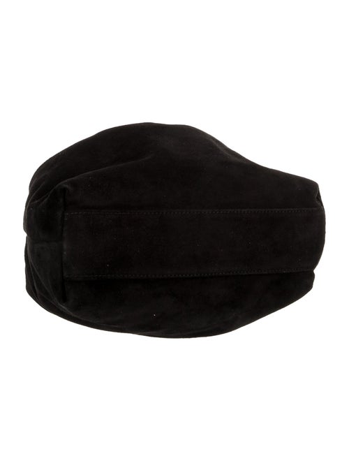 Liffner Suede Top Handle Bag