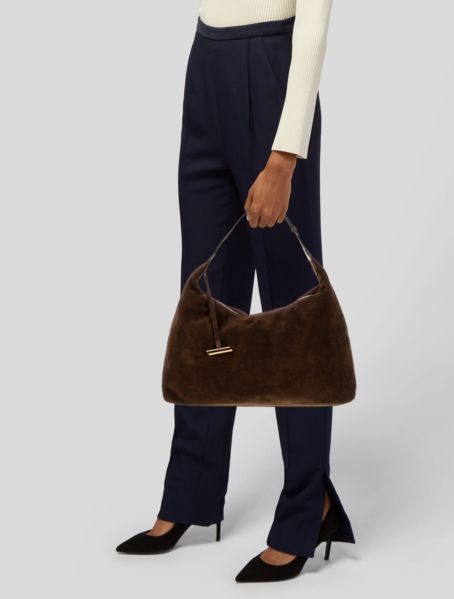 Liffner Suede Hobo