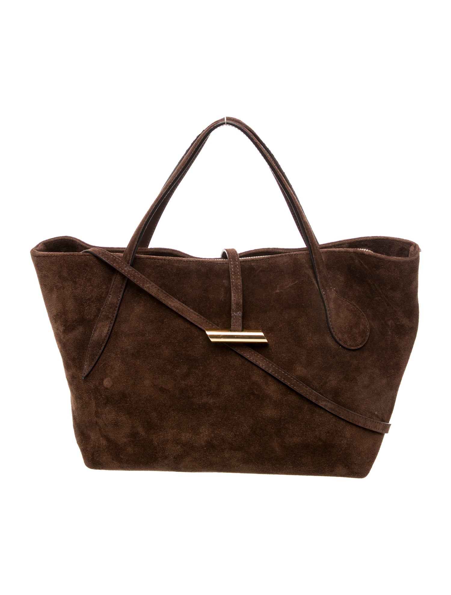 Liffner Suede Top Handle Bag