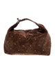 Liffner Suede Top Handle Bag