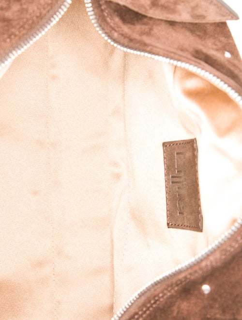 Liffner Suede Top Handle Bag