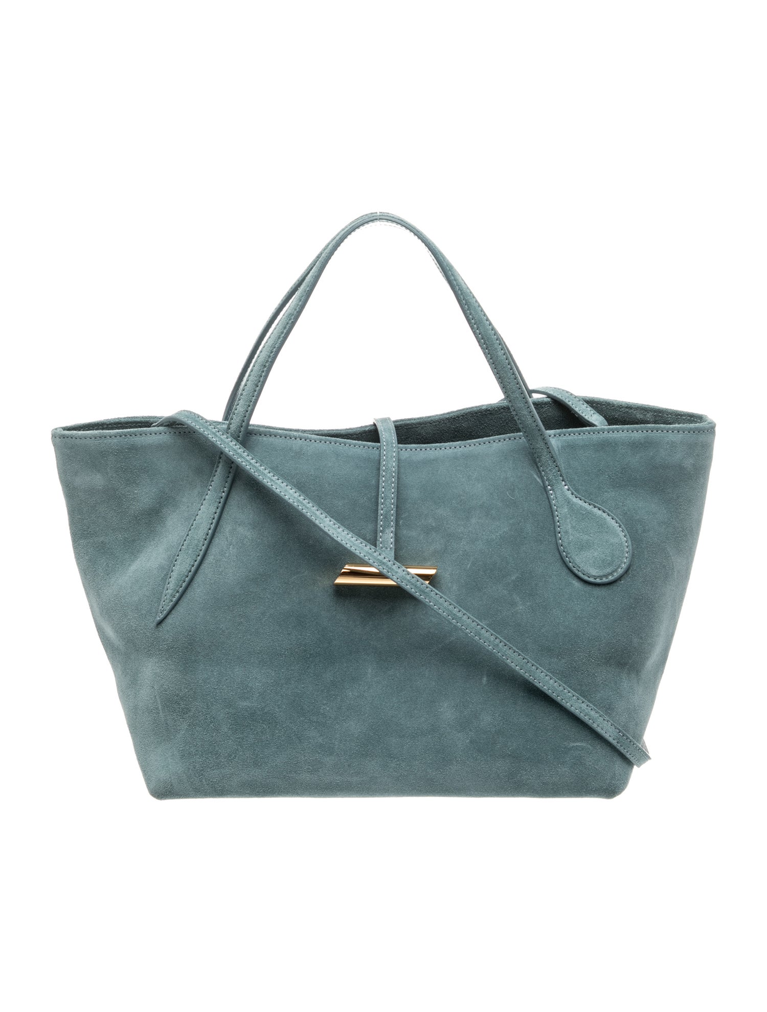 Liffner Suede Top Handle Bag