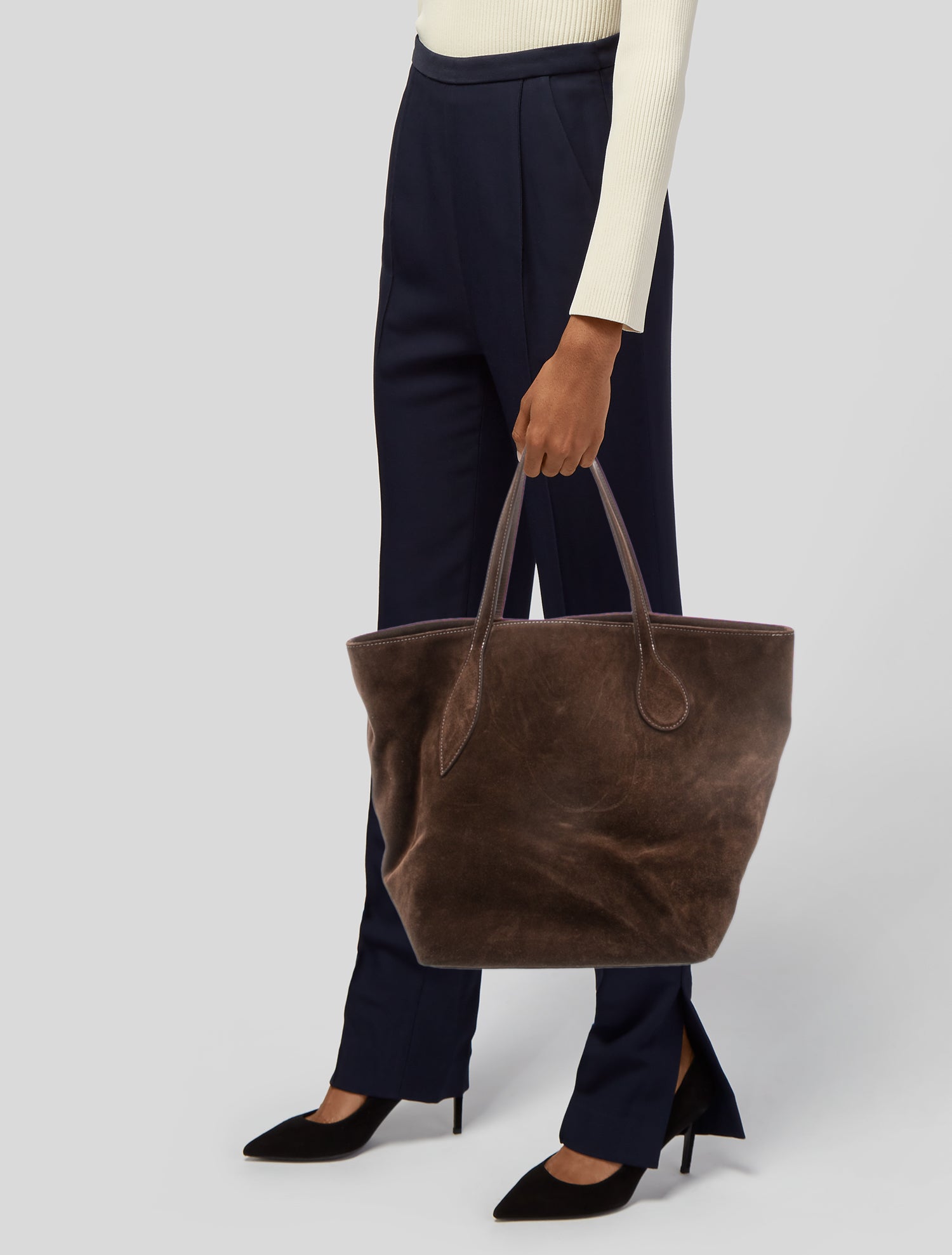 Liffner Suede Shoulder Bag