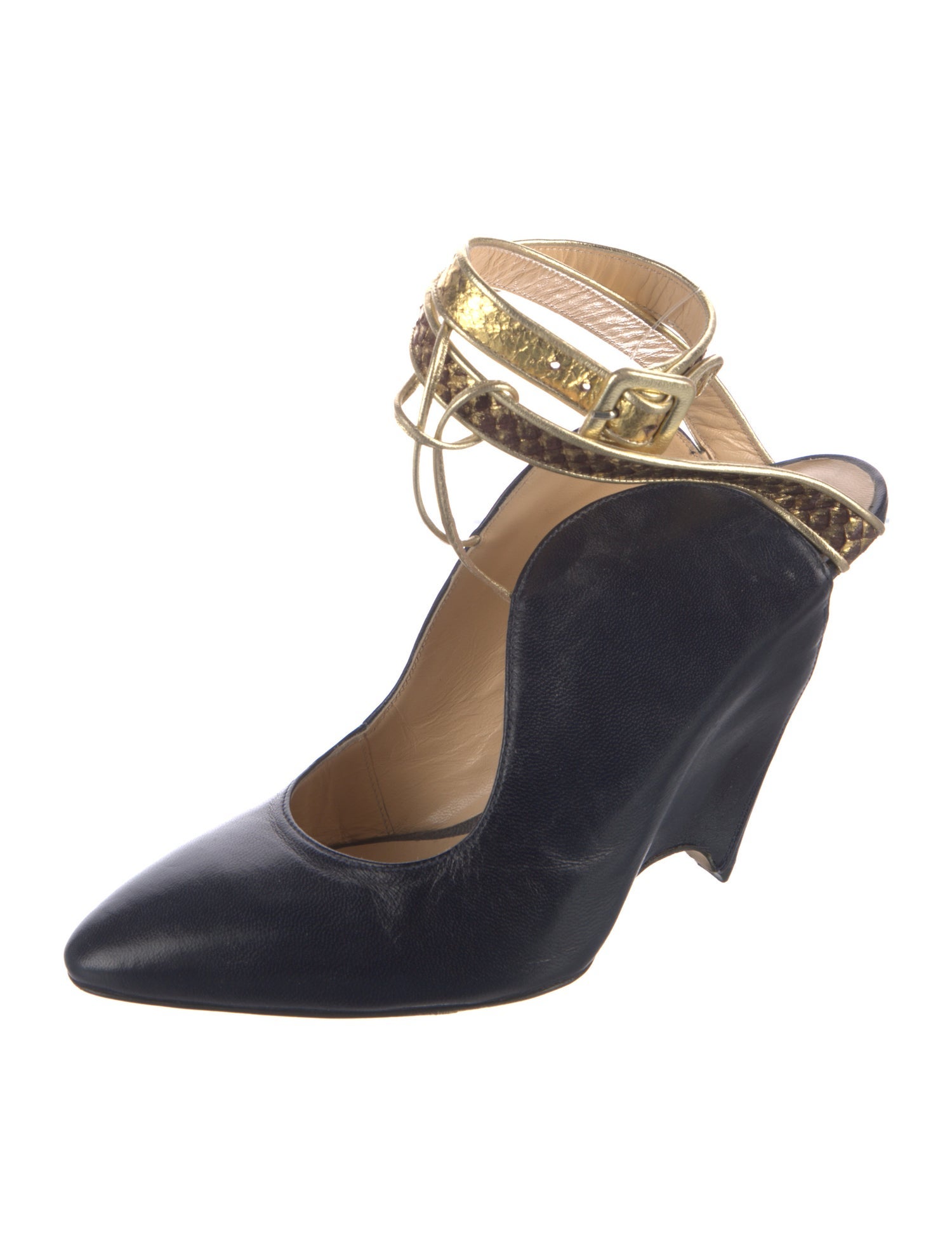 Liudmila Leather Pumps