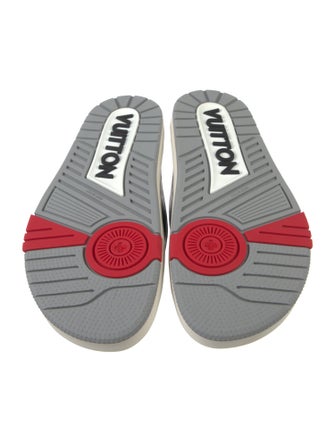 Louis Vuitton LV Script Trainer Mules Leather Slides