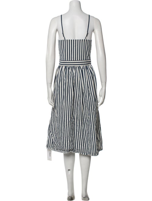 Louis Louise Striped Midi Length Dress