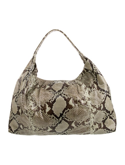 Ling Wu Python Top Handle Bag
