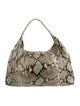 Ling Wu Python Top Handle Bag