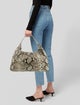 Ling Wu Python Top Handle Bag