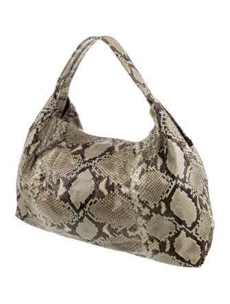 Ling Wu Python Top Handle Bag