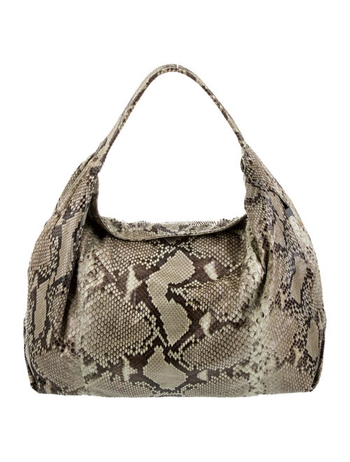 Ling Wu Python Top Handle Bag