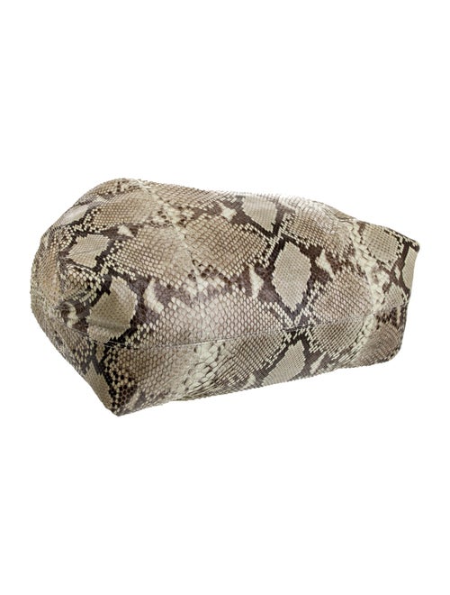 Ling Wu Python Top Handle Bag