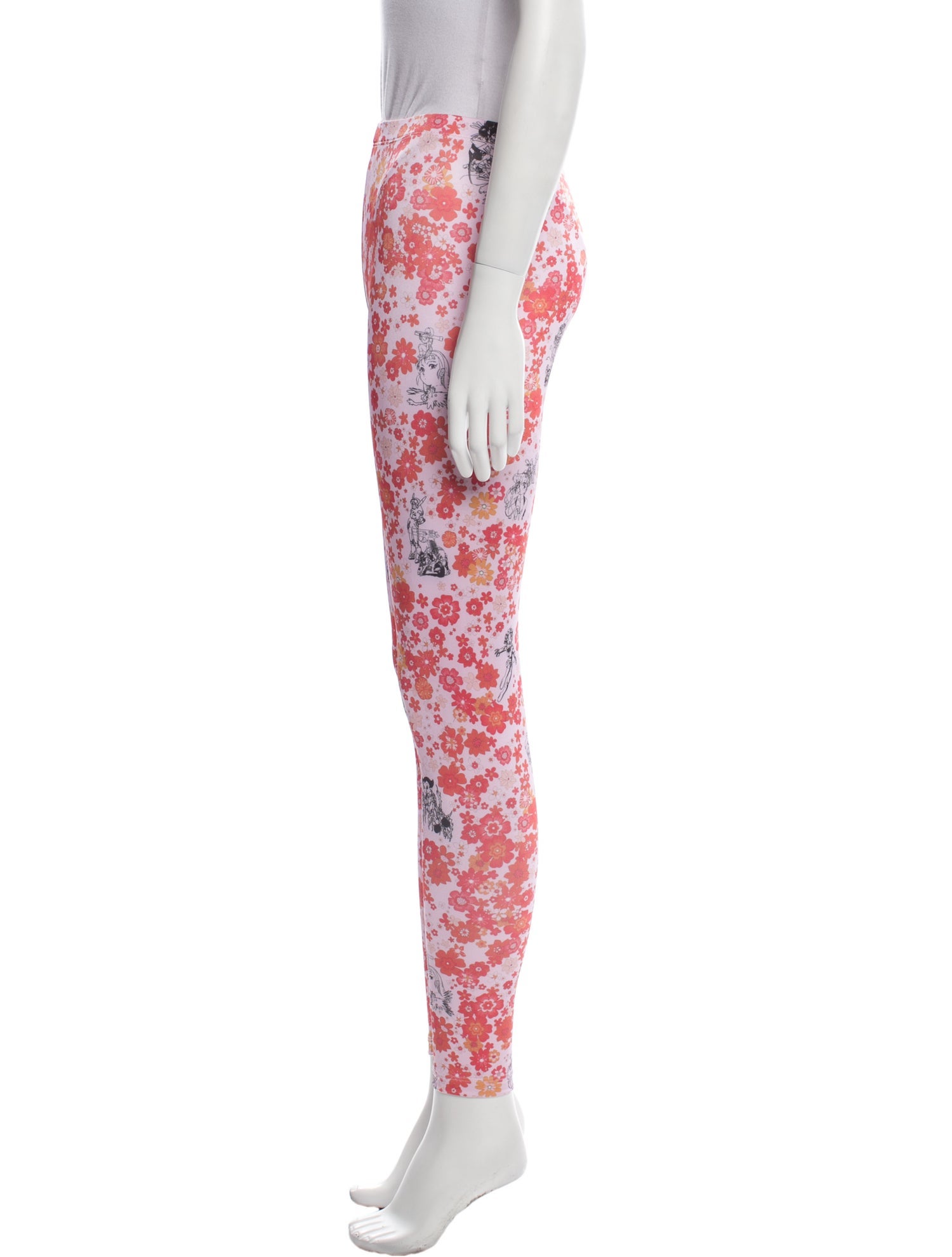 Liberal Youth Ministry Floral Print Skinny Leg Pants