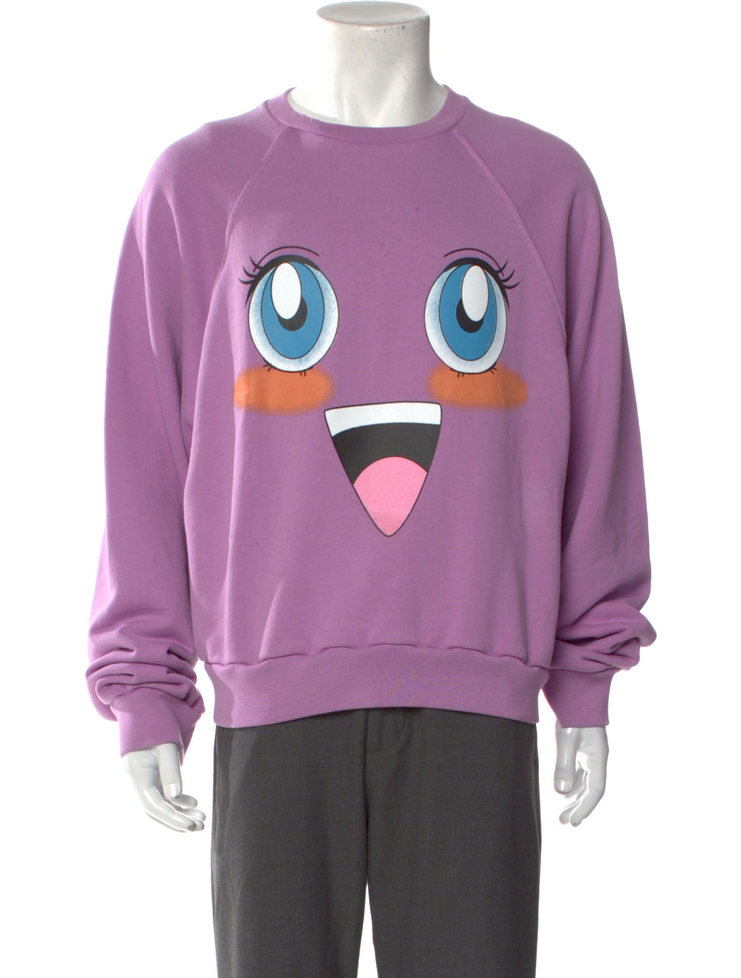 Liberal Youth Ministry Graphic Print Crew Neck Sweatshirt