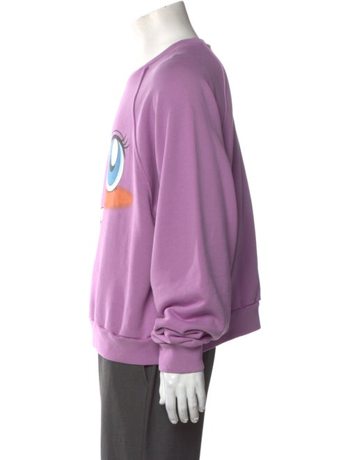 Liberal Youth Ministry Graphic Print Crew Neck Sweatshirt