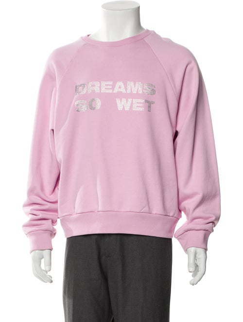 Liberal Youth Ministry Graphic Print Crew Neck Sweatshirt